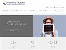 Tablet Screenshot of innovativeeducators.org